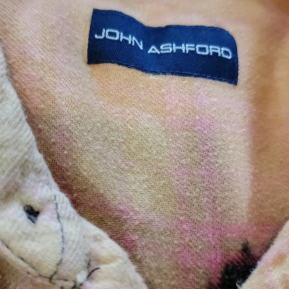 John Ashford Shirt Men XL Vintage Work Shirt Look Button Down - Picture 3 of 6